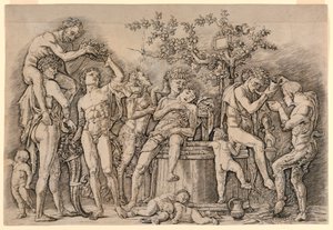 bachchanal af Andrea Mantegna