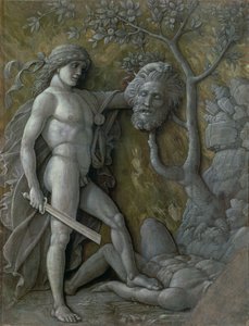 David med Goliats hoved, ca. 1490-95 af Andrea Mantegna