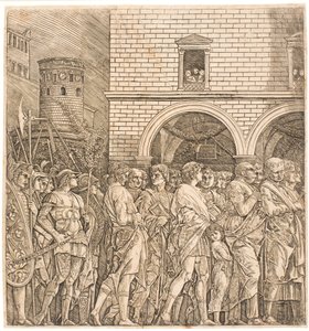 Det romerske senat følger en triumf af Andrea Mantegna