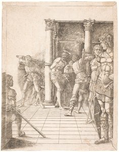 Kristus piskes af Andrea Mantegna
