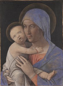 Madonna med barn, 1480. af Andrea Mantegna