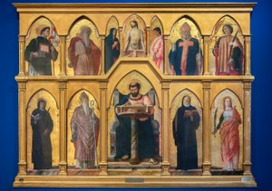 Polyptykon af St. Lukas, 1453-55 af Andrea Mantegna