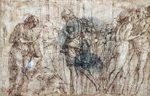 Sankt Jakob ledte til martyrdøden af Andrea Mantegna