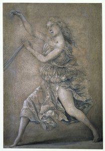 Dansende muse af Andrea Mantegna