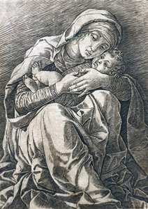 Jomfruen og barnet af Andrea Mantegna