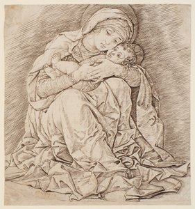 Jomfruen og barnet af Andrea Mantegna