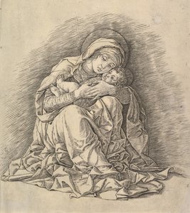 Jomfruen og barnet, ca. 1485-91. af Andrea Mantegna