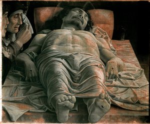Den døde Kristus af Andrea Mantegna