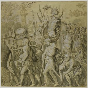 Julius Cæsars triumfer: Lærred nr. VI af Andrea Mantegna
