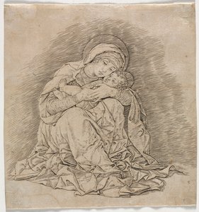 Jomfru og Barn af Andrea Mantegna