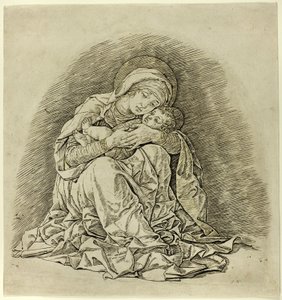 Jomfru og barn af Andrea Mantegna