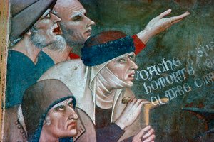 Fragment af en fresko, der viser dødens triumf, 1300-tallet af Andrea Orcagna
