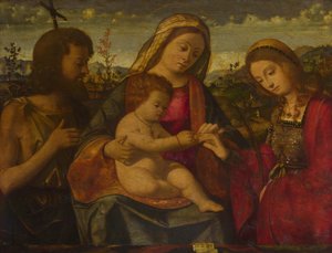 Jomfruen og barnet med de hellige Johannes Døberen og Katarina, 1504