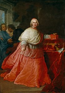 Portræt af kardinal Carlos de Borja y Centellas 1663-1733, efter 1721.