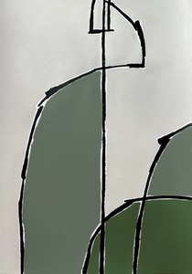 Organiske grønne former af Andrea Reichhart