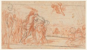 En helligs martyrium af Andrea Sacchi