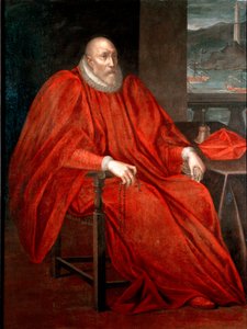Portræt af Simone Spinola (1522-1569, Doge of Genes mellem 1567 og 1569) Maleri af Andrea Semino (1526-1594) 1568-1569 Søn. 128x170 cm Privat samling af Andrea Semino
