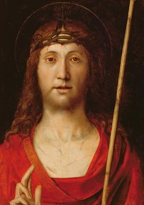 Ecce Homo (olie på panel) af Andrea Solario