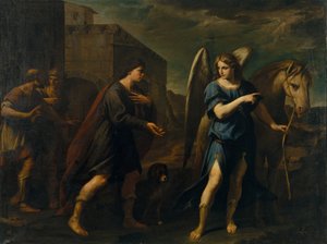 Tobias møder ærkeenglen Rafael, ca. 1640