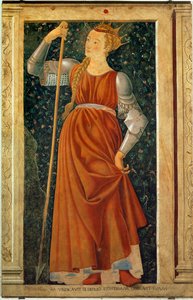 Den legendariske dronning Tomiri, fra serien Famous Men and Women, malet til Villa Carducci i Legnaia ... (maleri på lærred)