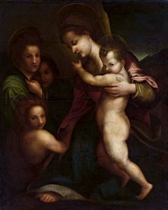 Madonna med Jesusbarnet og Johannes af Andrea del Sarto