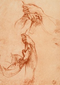 Studie af hænder af Andrea del Sarto