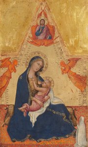 Ydmyghedens Madonna, The Blessing Christ, To engle og en donor [forside]