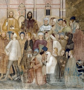 Den katolske kirkes triumf (Detalje af Fresco