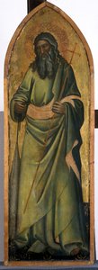 Apostlen Andreas, ca. 1370 (tempera på poppeltræ) af Andrea di Bonaiuto fl.1343 77 Andrea di Bonaiuto fl.1343 77