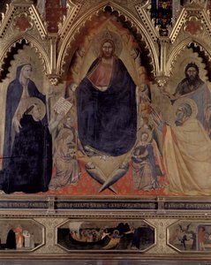 Strozzi-altertavlen, 1357 paneldetalje af 72246 af Andrea di Cione Orcagna