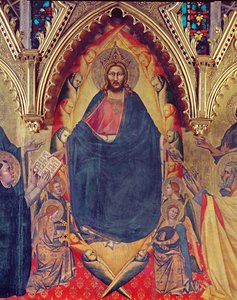 Strozzi-altertavlen, 1357 paneldetalje af 72246 af Andrea di Cione Orcagna