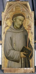 St. Francis, ca. 1375 (tempera på poppeltræ) af Andrea di Vanni dAndrea Salvani Andrea di Vanni dAndrea Salvani