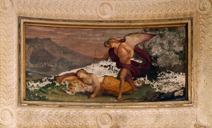 Fresco af Andrea Appiani (1754-1817), Villa Reale, Monza, Italien af Andrea the Elder Appiani