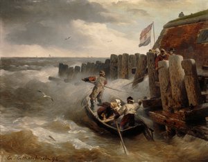 Sølandskab, 1894 af Andreas Achenbach