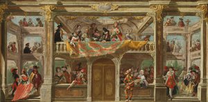 Et maskebal i Bøhmen, ca. 1748. af Andreas Altomonte