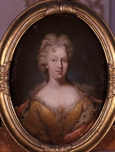Portræt af Friederike Elisabeth af Saxe-Marksuhl