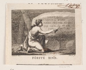 Hæderens kvindelige genius af Andreas Flint