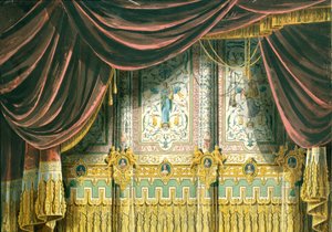 Skitse til gardinet til Michael Theatre i Sankt Petersborg, 1852