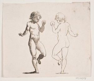 Dansende dreng af Andreas Lillienberg