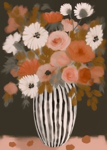 Moderne blomsterbuket