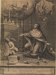 Knud den Helliges martyrdød af Andreas Reinhardt