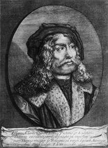Portræt af Albrecht Durer, 1629, 1936 af Andreas Stock