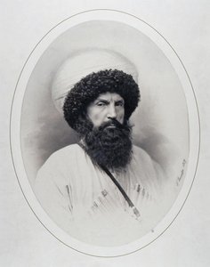 Portræt af imam Shamil 1797-1871, 1859
