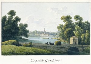Priory Palace i Gatchina, før 1817