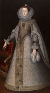 Margaret af Østrig, dronning af Spanien, ca. 1610 (olie på lærred)