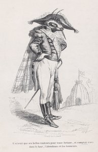 Han havde kun sine smukke farver... fra Scener fra det private og offentlige liv i..., ca. 1837-47.