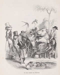 Tuileriernes smukke verden fra scener fra det private og offentlige liv i..., ca. 1837-47.