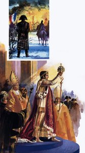 Kroningsscene og Napoleon af Andrew Howat