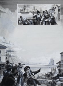 Havnescene af Andrew Howat