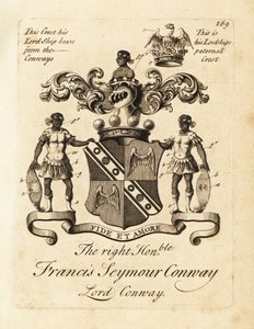 Våbenskjold fra den højre ærede Francis Seymour Conway, Lord Conway